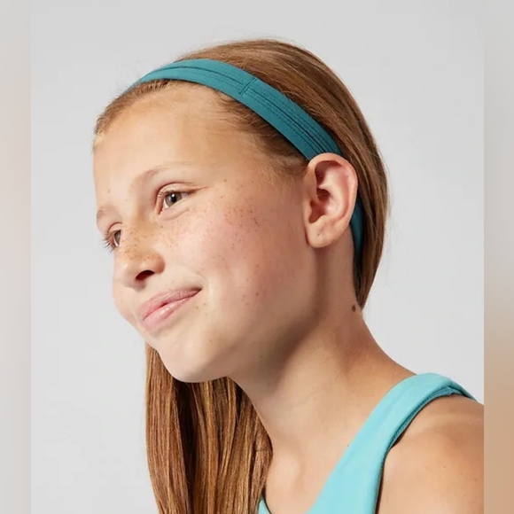 4/$15 SALE Athleta Girl | Double Trouble Headband Teal NEW - Picture 2 of 5